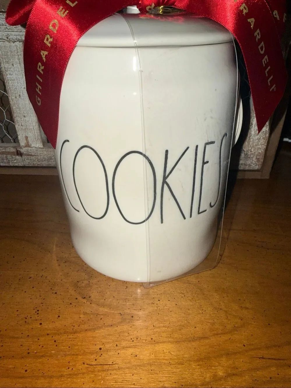 • Rae Dunn Artisan Collection COOKIES Jar: